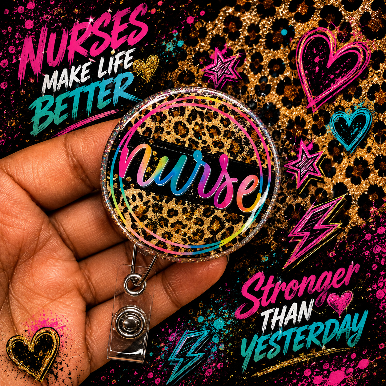Nurse Badge Reel