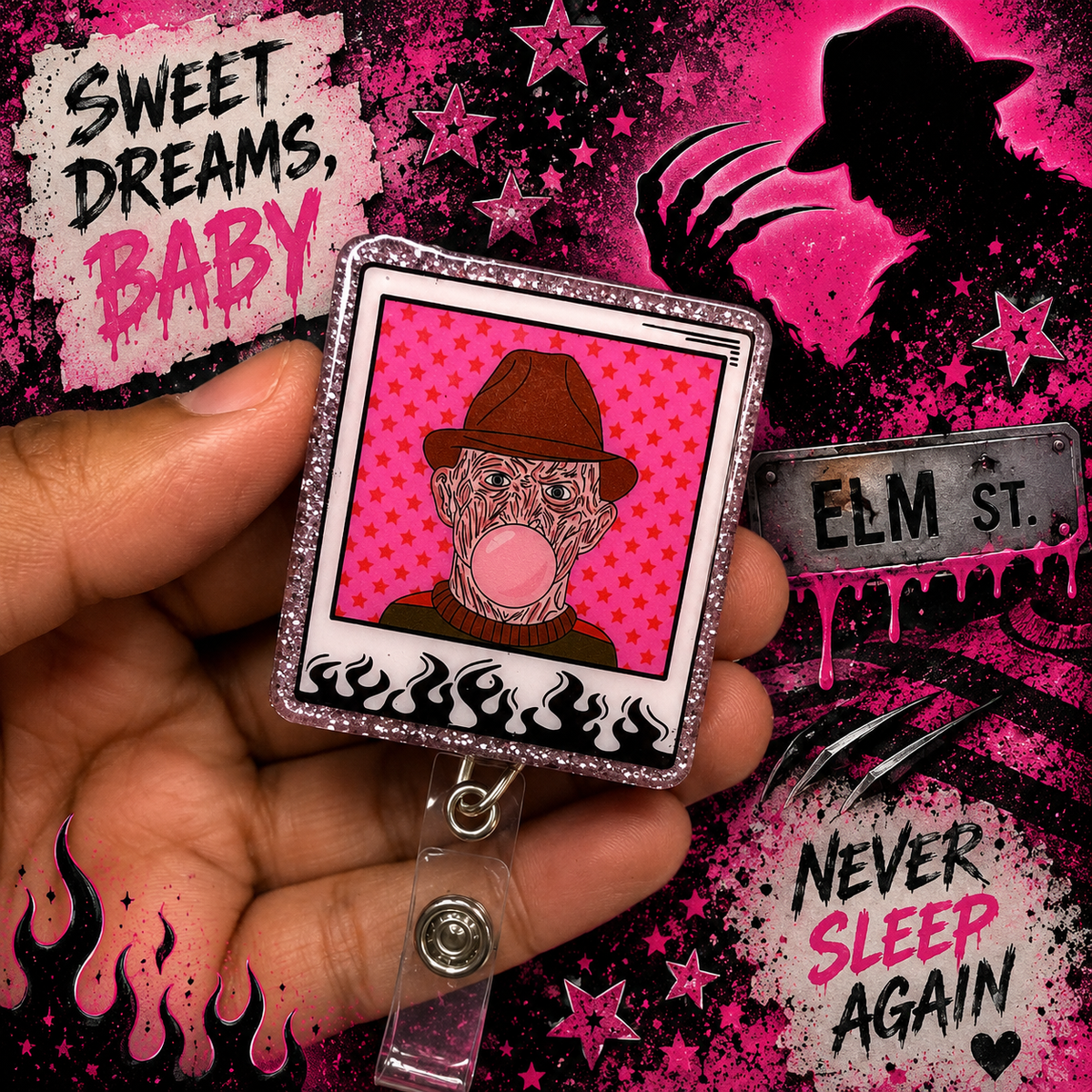 Horror Polaroid Badge Reel