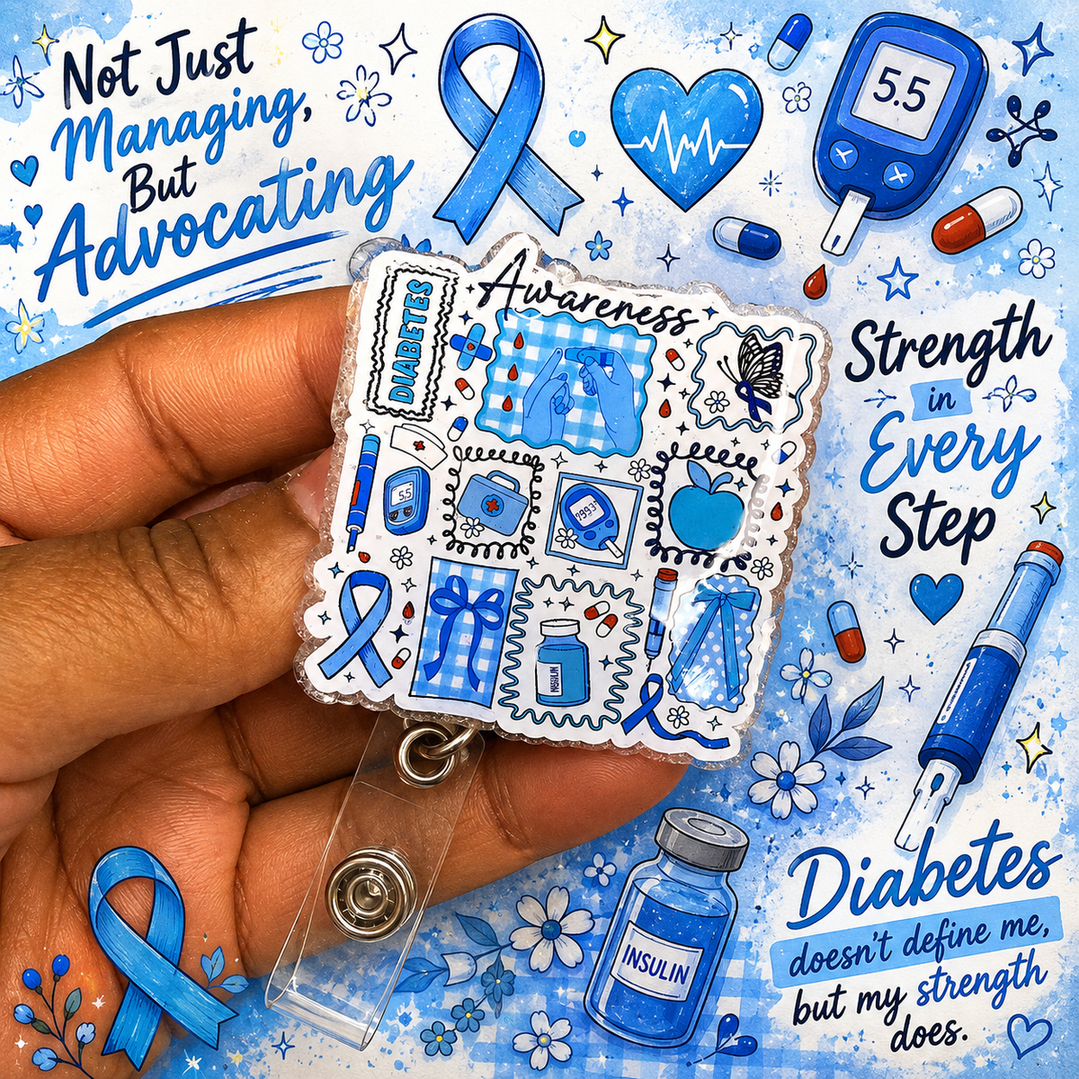 Diabetes Badge Reel