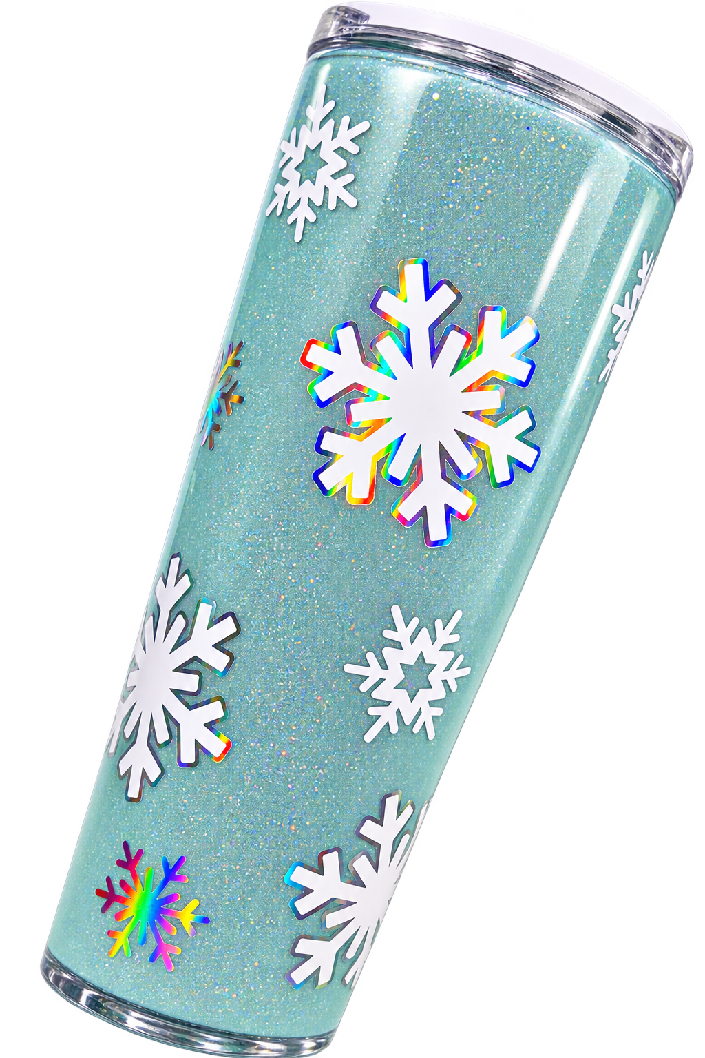 Snowflake Color Changing Snowglobe Tumbler