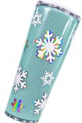 Snowflake Color Changing Snowglobe Tumbler